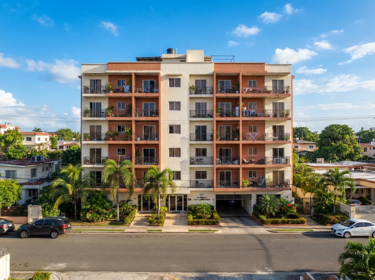 Edificio en Naco con frente a la playa