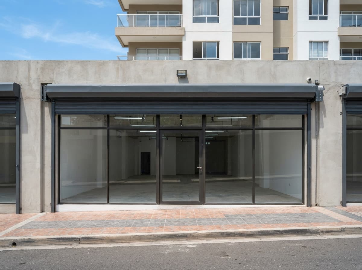 Local comercial en Gazcue con portón eléctrico
