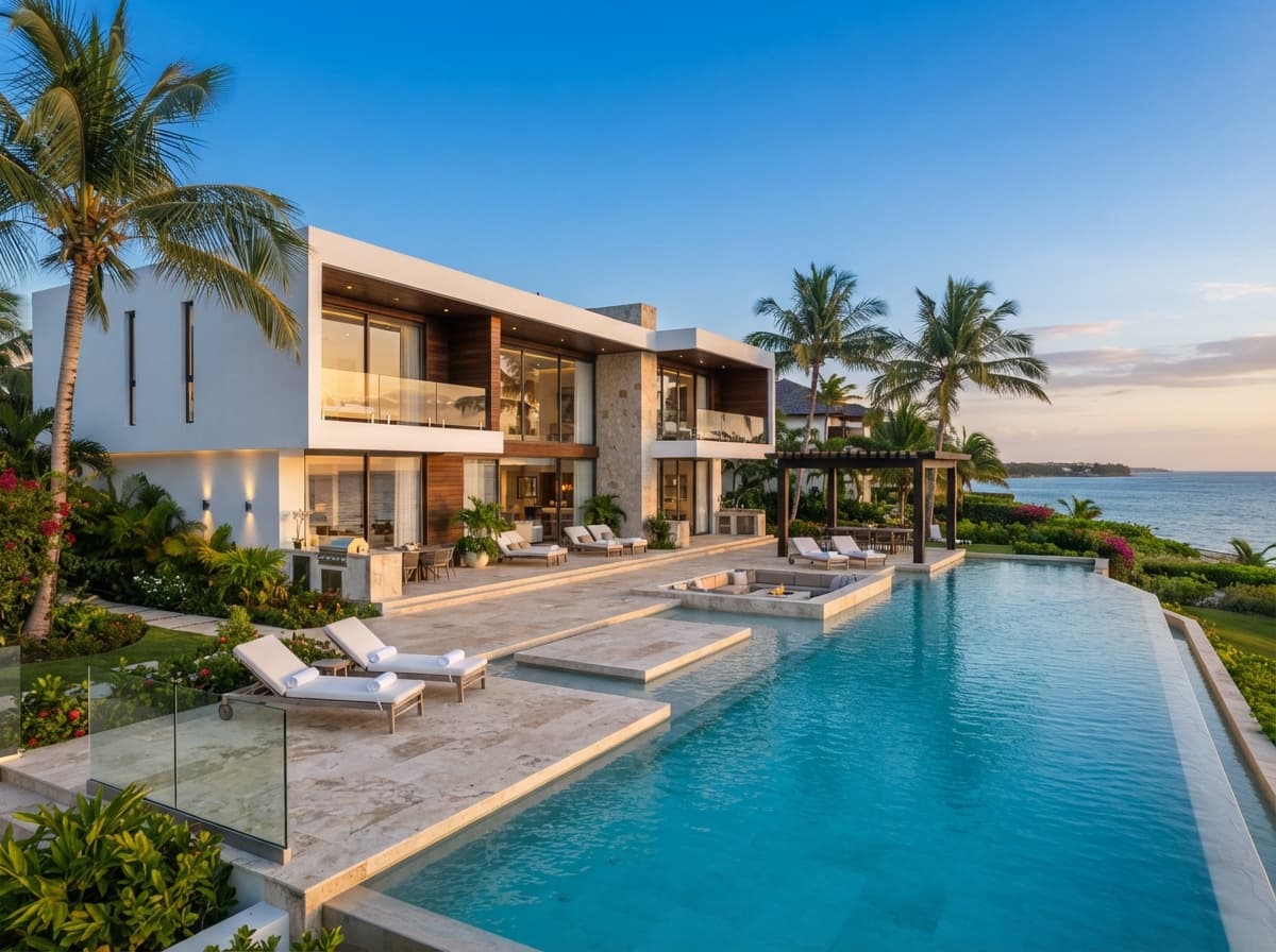 Villa en Cabarete con gimnasio