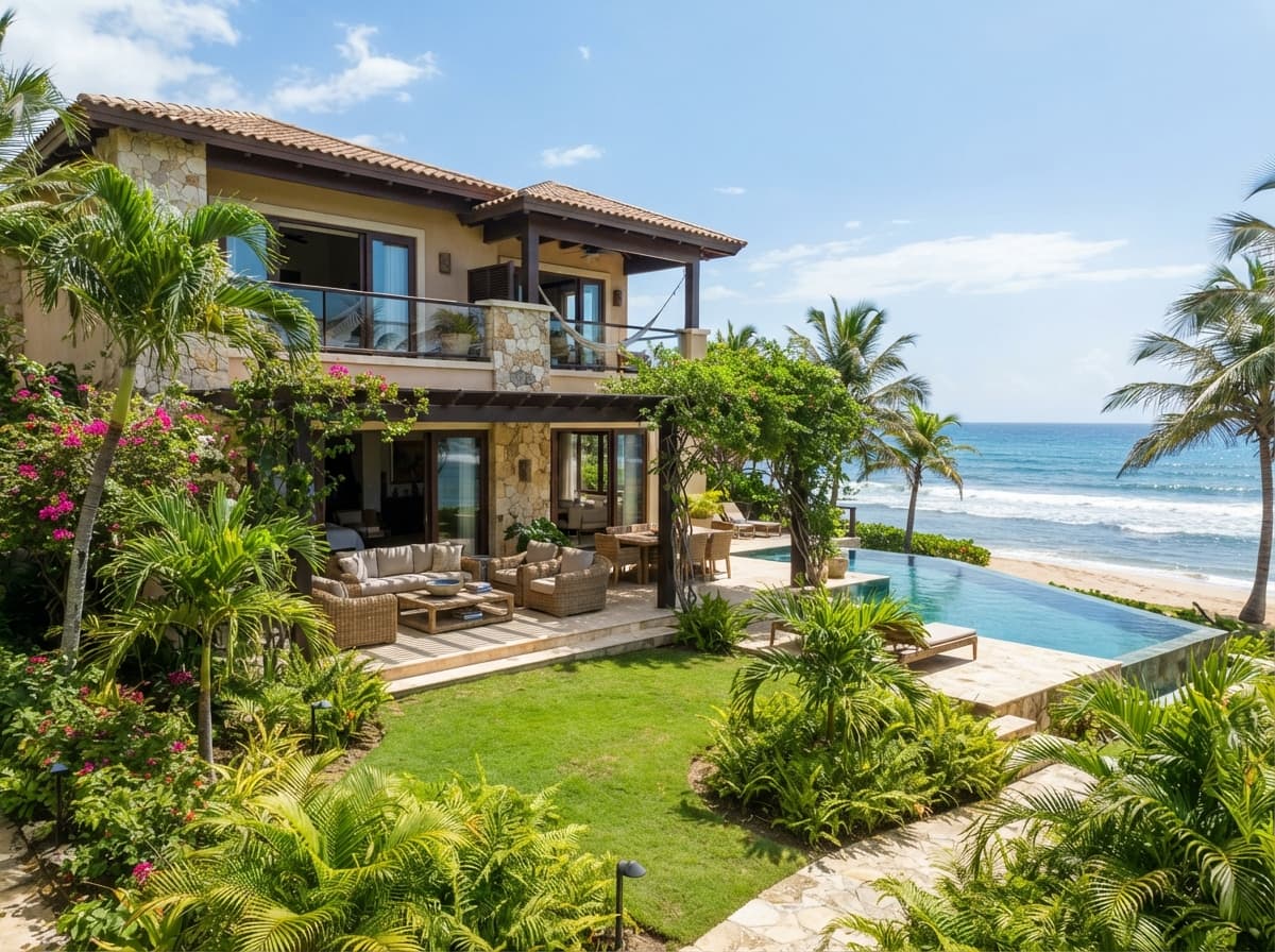 Villa en Bayahíbe con balcón